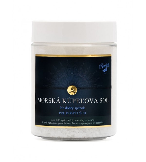 Morská kúpeľová soľ pre dospelých – na dobrý spánok 600g