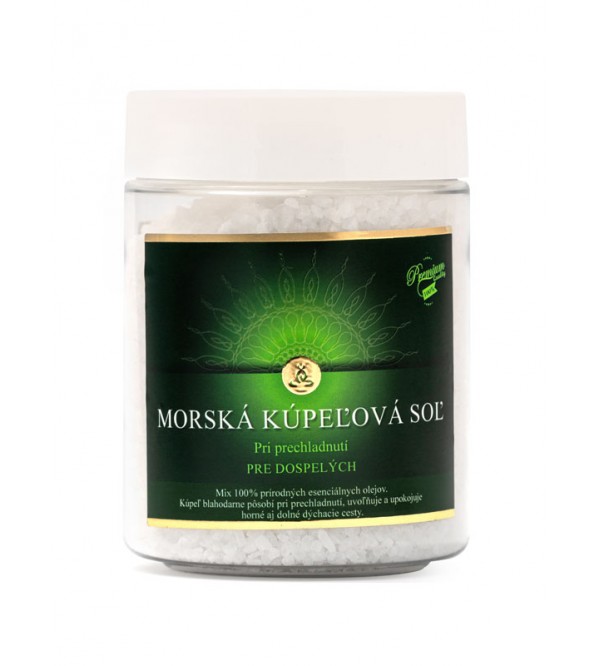 Morská kúpeľová soľ pre dospelých – pri prechladnutí 600g